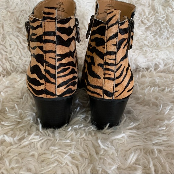 Franco Fortini Leopard Booties Size 10 - Picture 4 of 7
